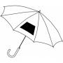 Automatic windproof stick umbrella WIND, light grey